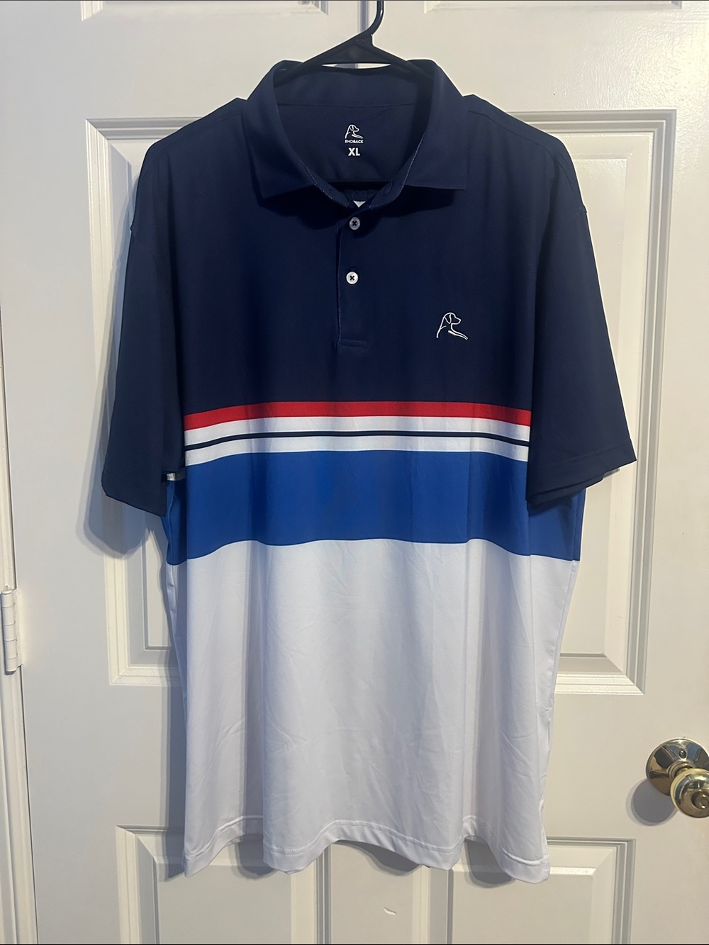 EUC Rhoback Men’s Striped American Polo XL